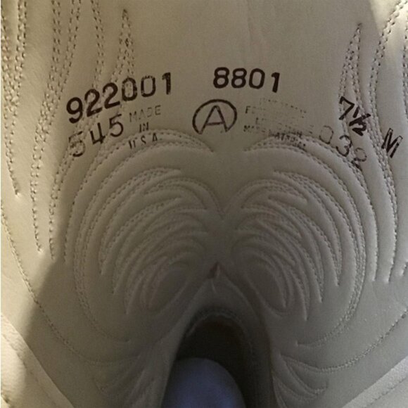 Vintage Acme Cowboy Boots Women's 7.5 M Leather Upper Block Heel 8801 - Picture 6 of 6